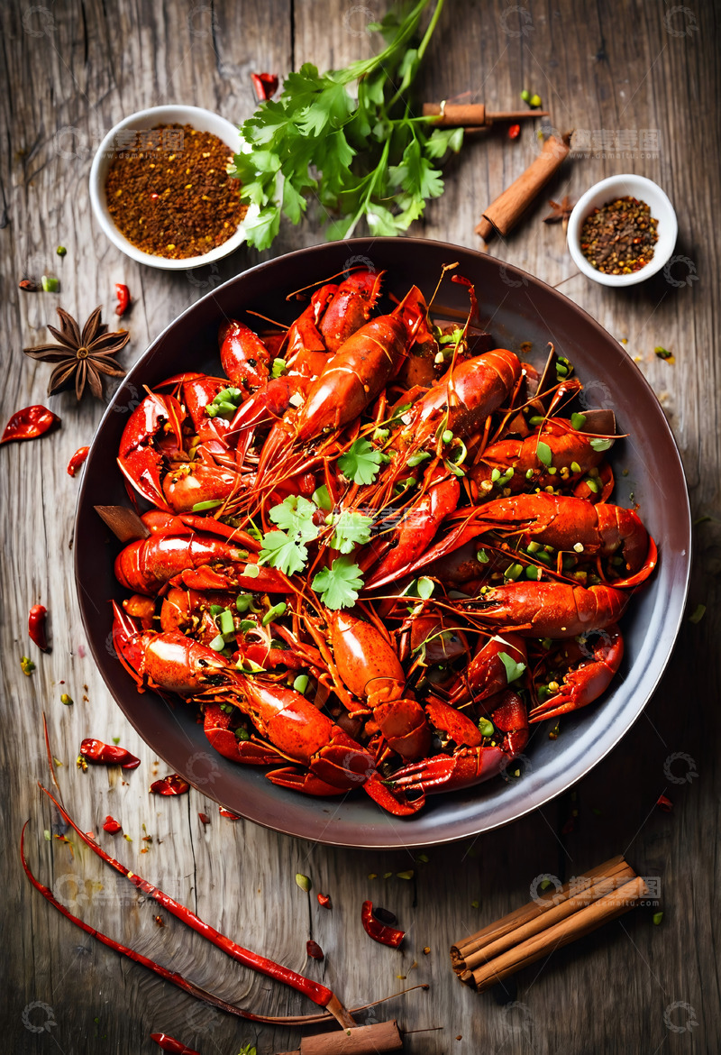高清大图下载【趣麦麦图】小龙虾创意图片22