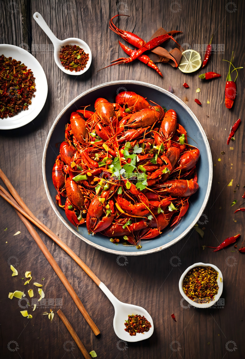 高清大图下载【趣麦麦图】小龙虾创意图片15
