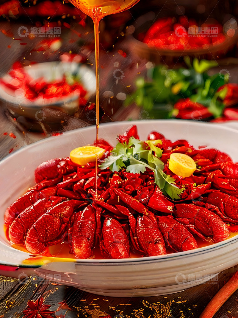 高清大图下载【趣麦麦图】小龙虾创意图片26