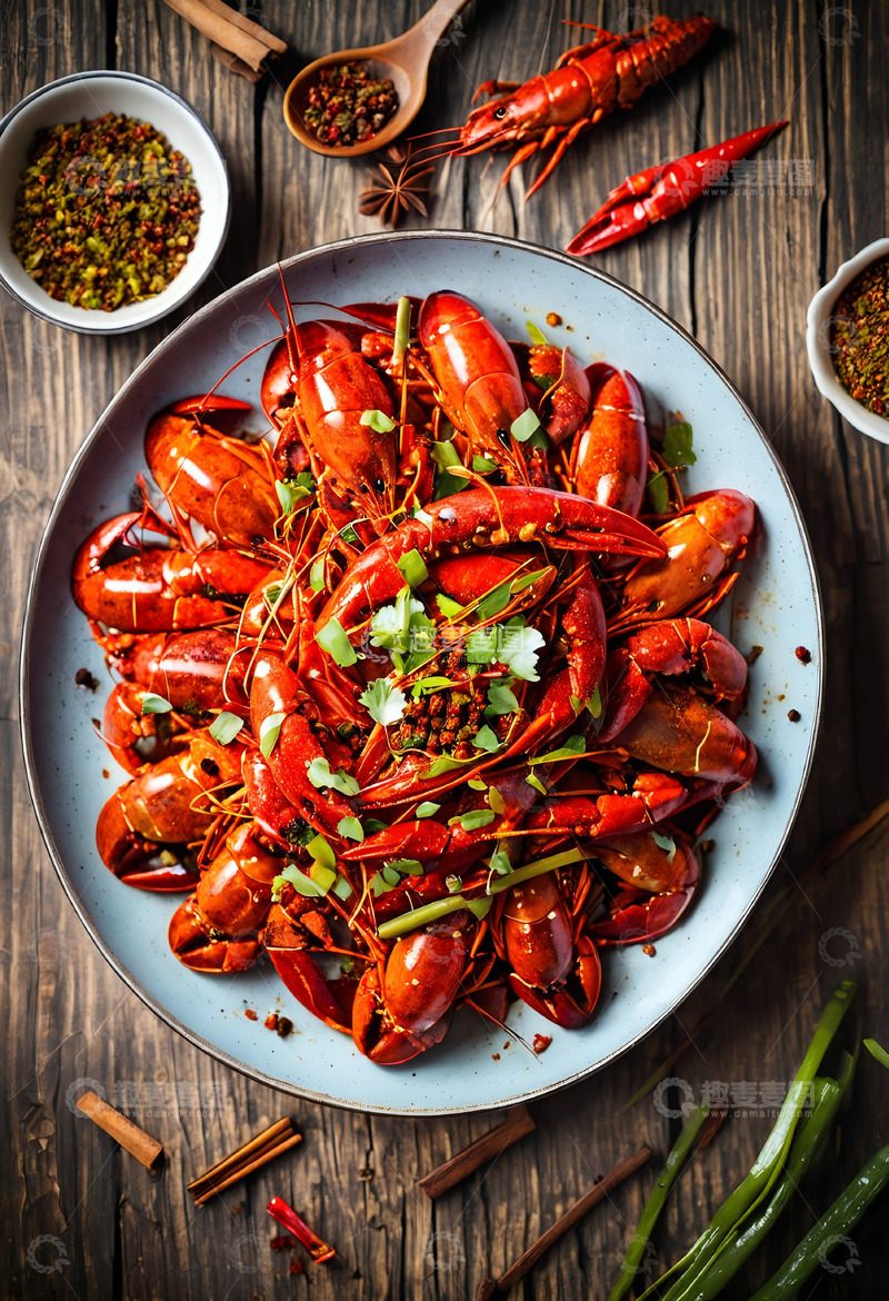 高清大图下载【趣麦麦图】小龙虾创意图片11
