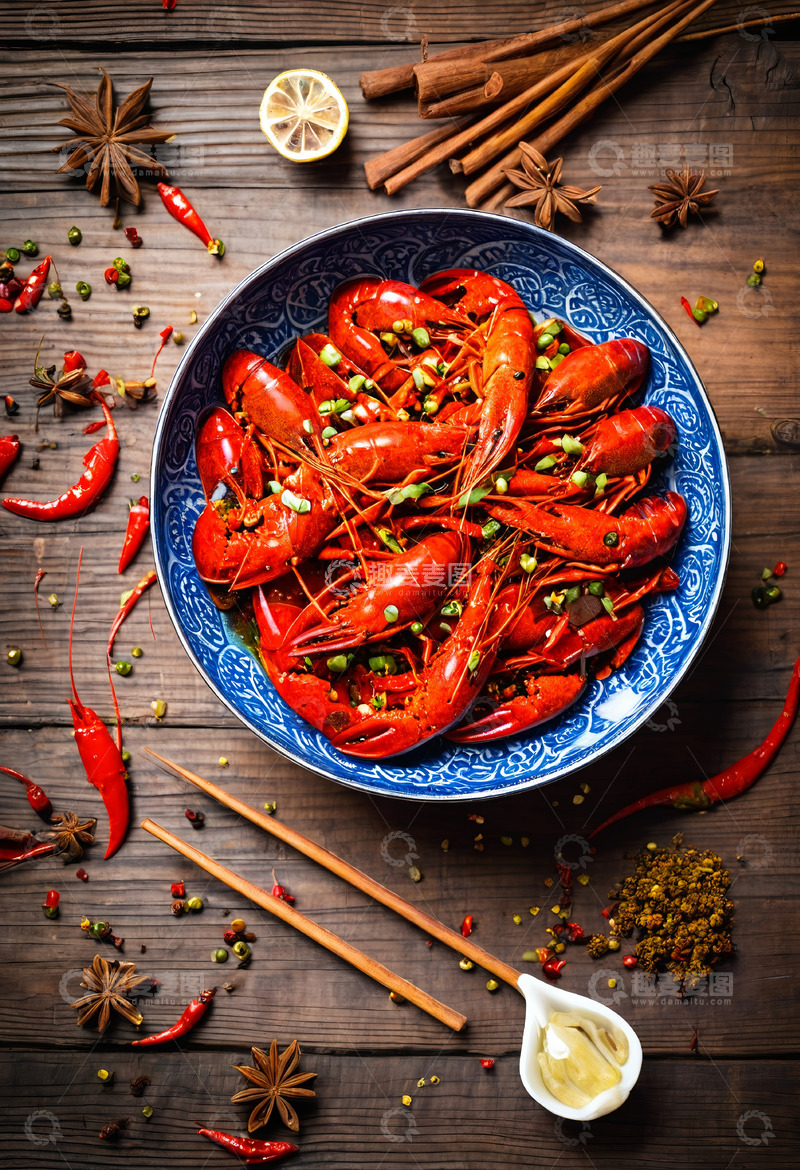 高清大图下载【趣麦麦图】小龙虾创意图片67