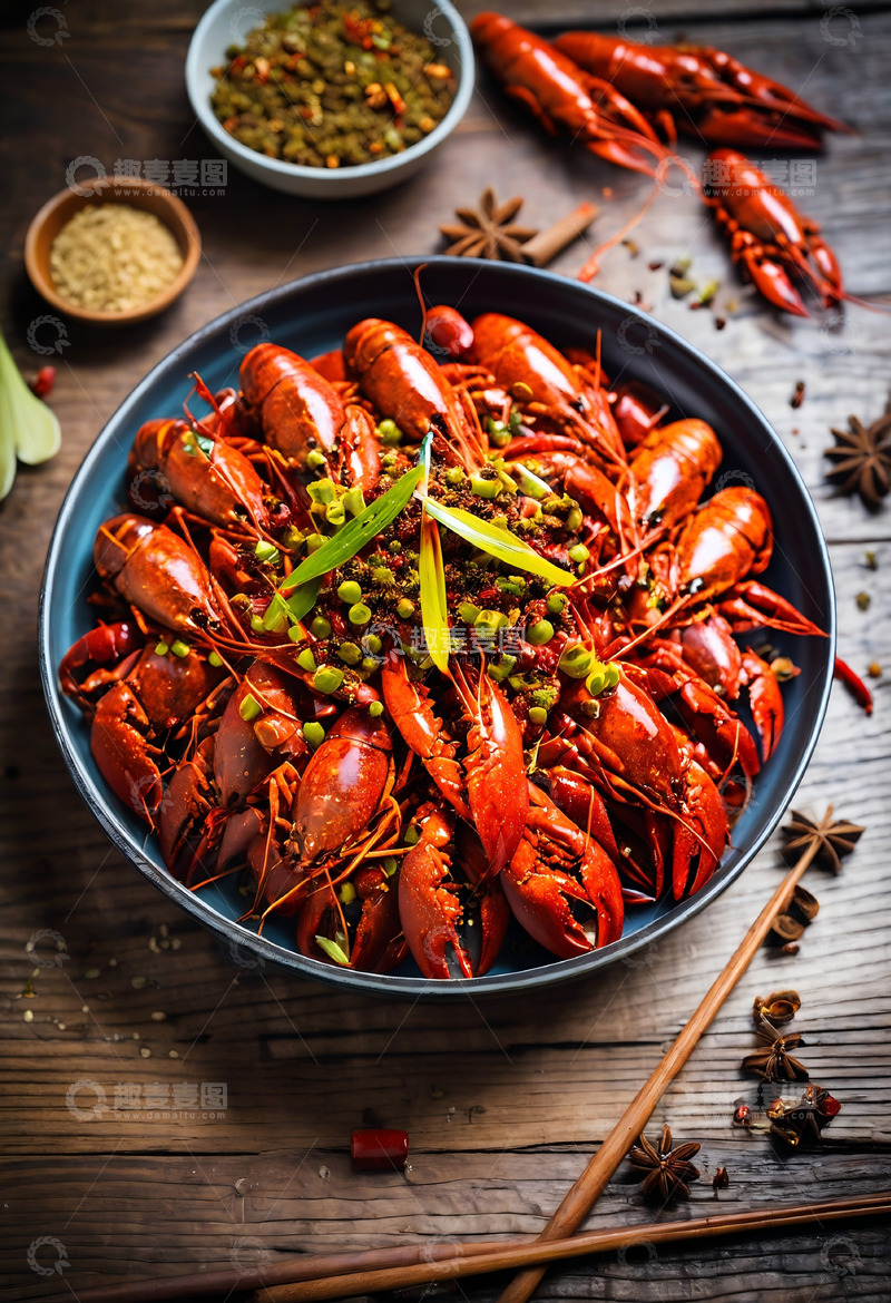 高清大图下载【趣麦麦图】小龙虾创意图片23