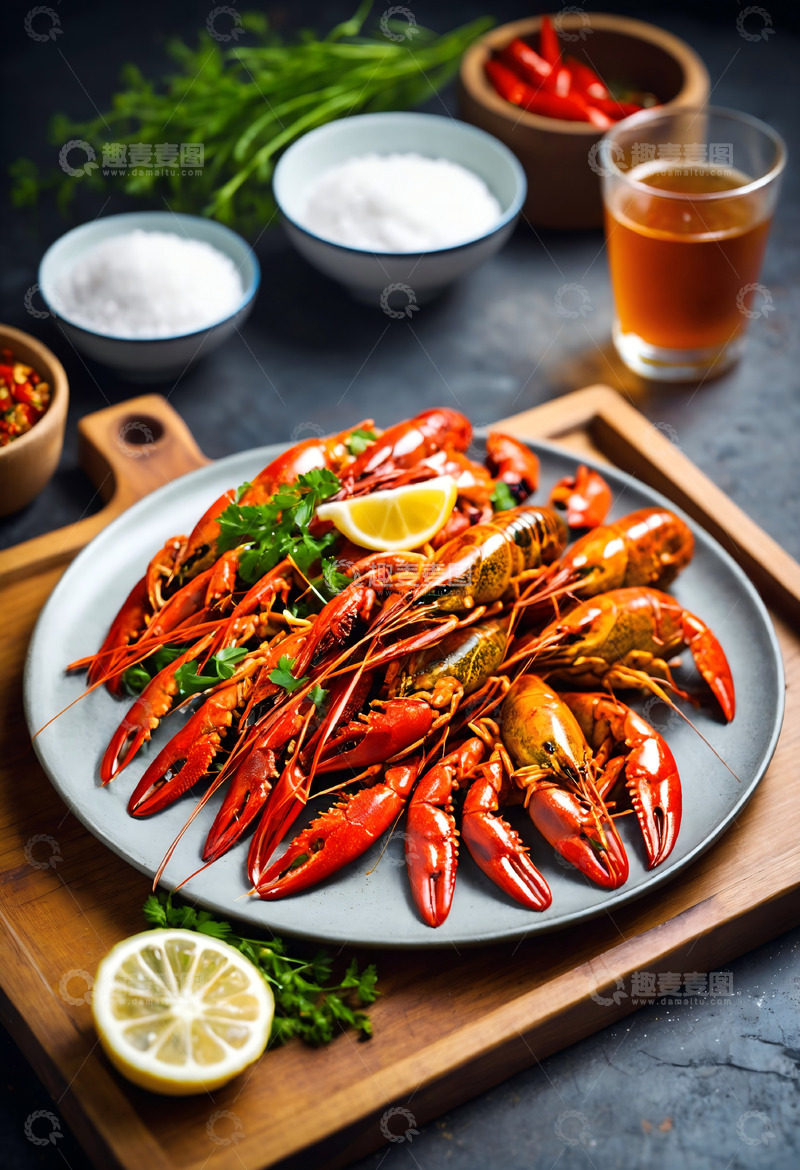 高清大图下载【趣麦麦图】小龙虾创意图片10