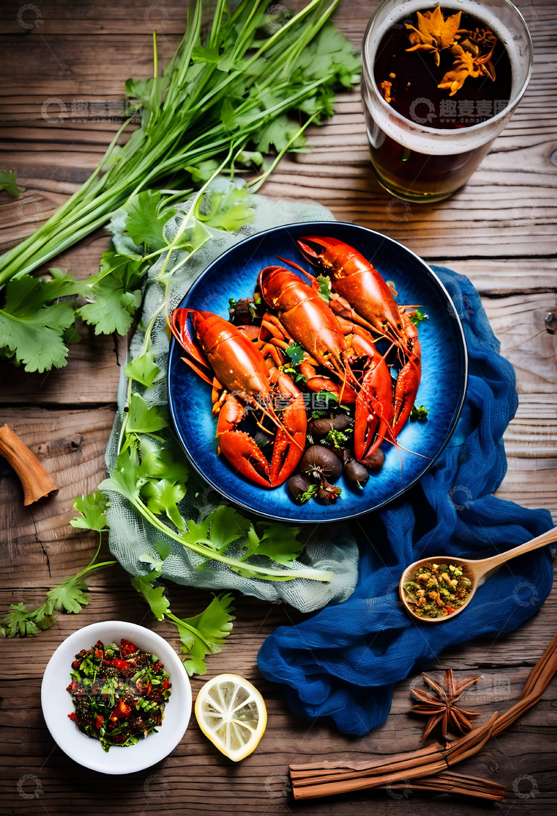 高清大图下载【趣麦麦图】小龙虾创意图片2