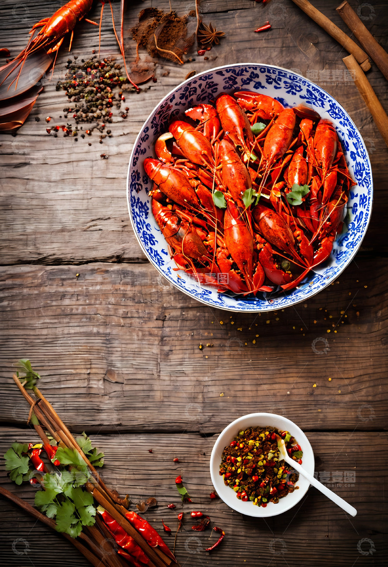 高清大图下载【趣麦麦图】小龙虾创意图片7