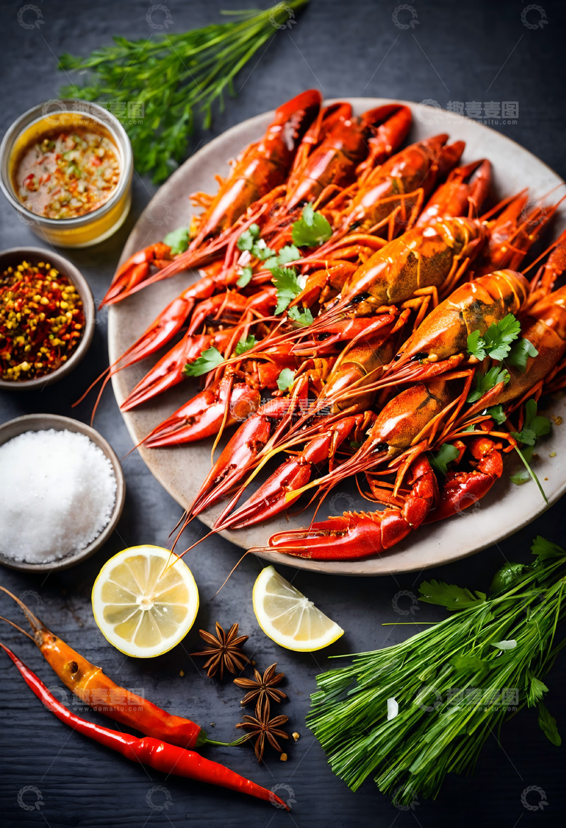 高清大图下载【趣麦麦图】小龙虾创意图片6