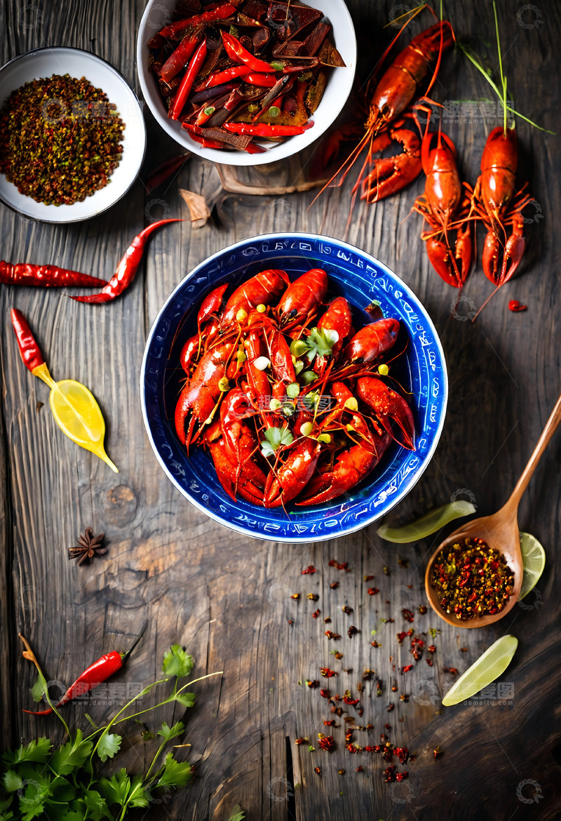 高清大图下载【趣麦麦图】小龙虾创意图片3