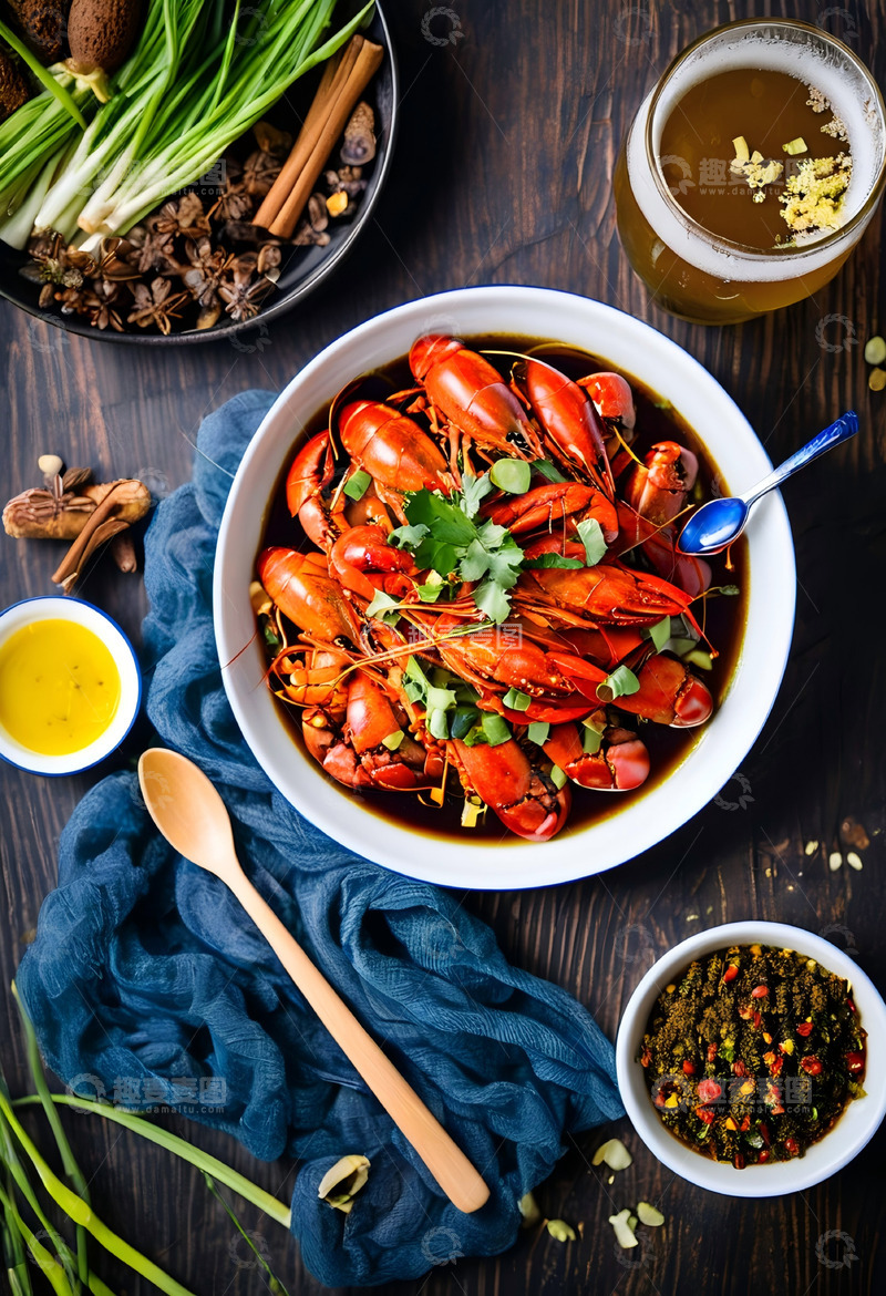 高清大图下载【趣麦麦图】小龙虾创意图片4