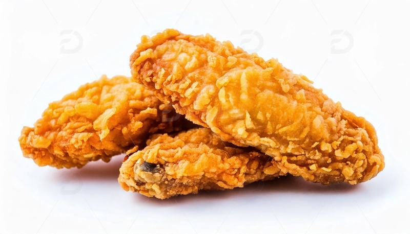 高清大图下载【趣麦麦图】堆叠摆放的油炸鸡翅