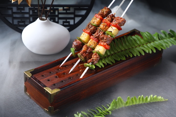 黑椒果蔬牛肉烤串2