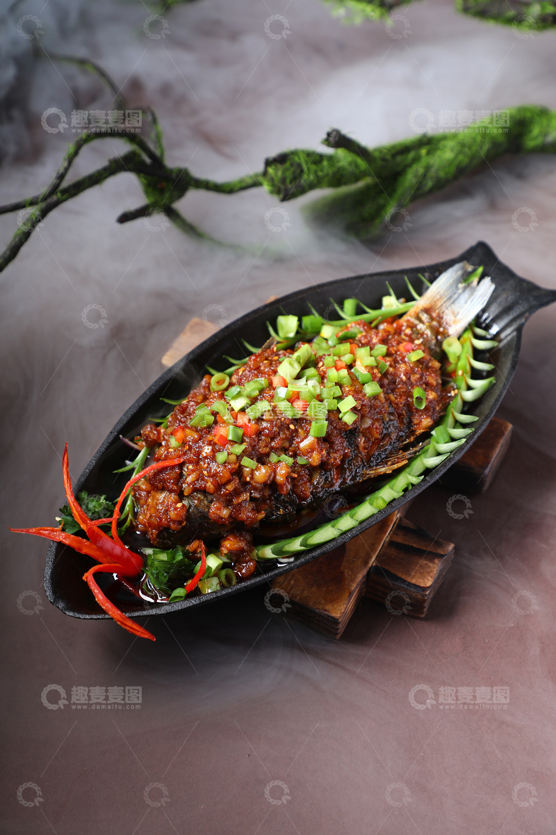 高清大图下载【趣麦麦图】火焰铁板鲫鱼2