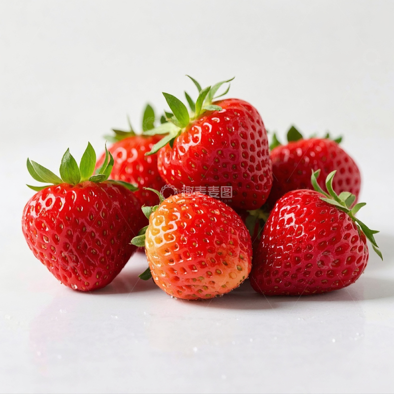 高清大图下载【趣麦麦图】新鲜草莓特写2