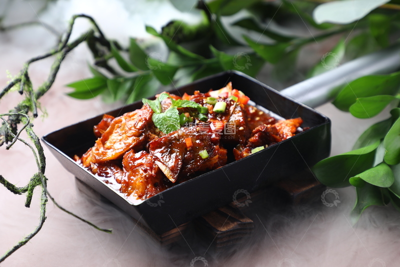 高清大图下载【趣麦麦图】炭烤三文鱼头