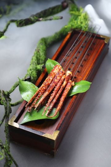 炭烤鱿鱼爪烤串3