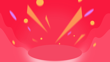 红色电商大促活动背景