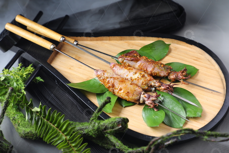 高清大图下载【趣麦麦图】炭烤青麻海兔1