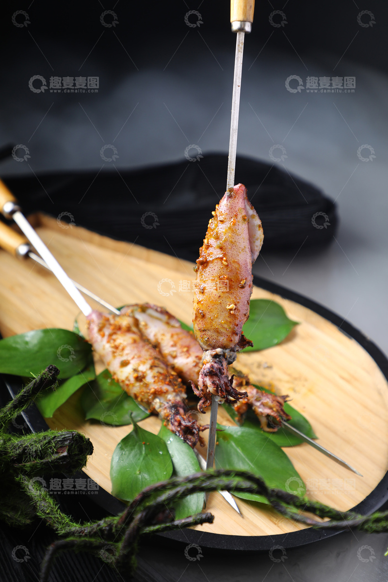 高清大图下载【趣麦麦图】炭烤青麻海兔
