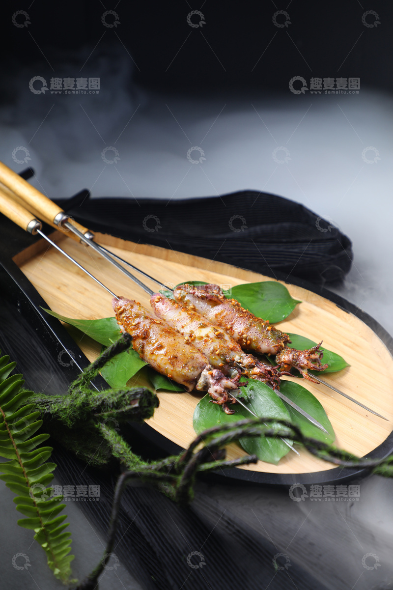 高清大图下载【趣麦麦图】炭烤青麻海兔3