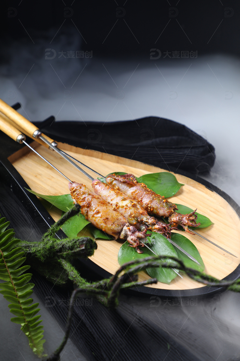 高清大图下载【趣麦麦图】炭烤青麻海兔3