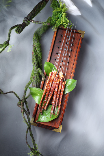 炭烤鱿鱼爪烤串2