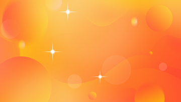 橙色电商大促渐变气泡背景