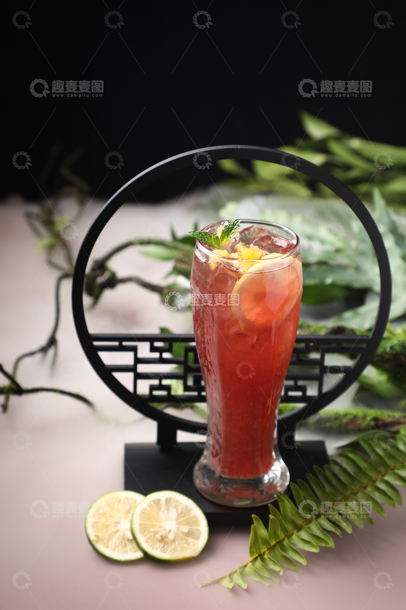 高清大图下载【趣麦麦图】鲜果树莓果汁2