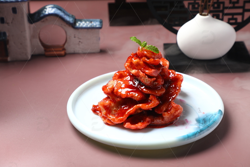 高清大图下载【趣麦麦图】草莓味锅包肉