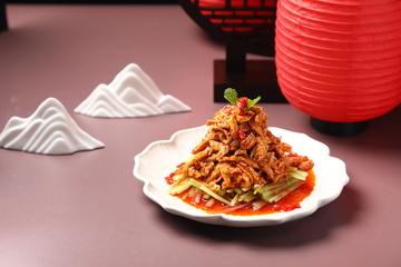 白盘手撕鸡小吃2