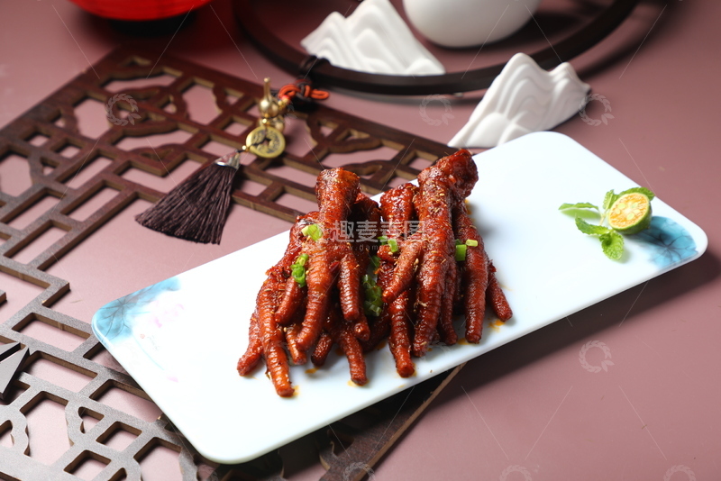 高清大图下载【趣麦麦图】虎皮凤爪鸡爪小吃2