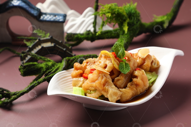 高清大图下载【趣麦麦图】脱骨凤爪凉菜2