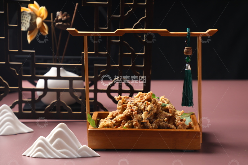 高清大图下载【趣麦麦图】香酥大酥肉小吃3