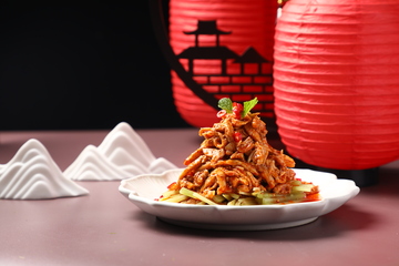 白盘手撕鸡小吃3