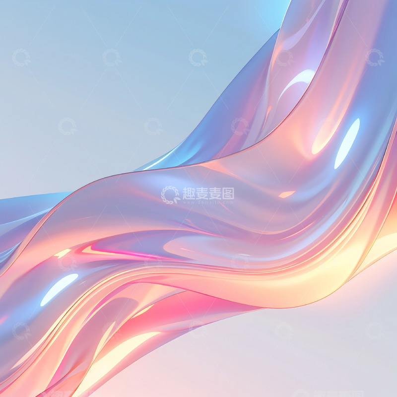 高清大图下载【趣麦麦图】科技光感曲线177