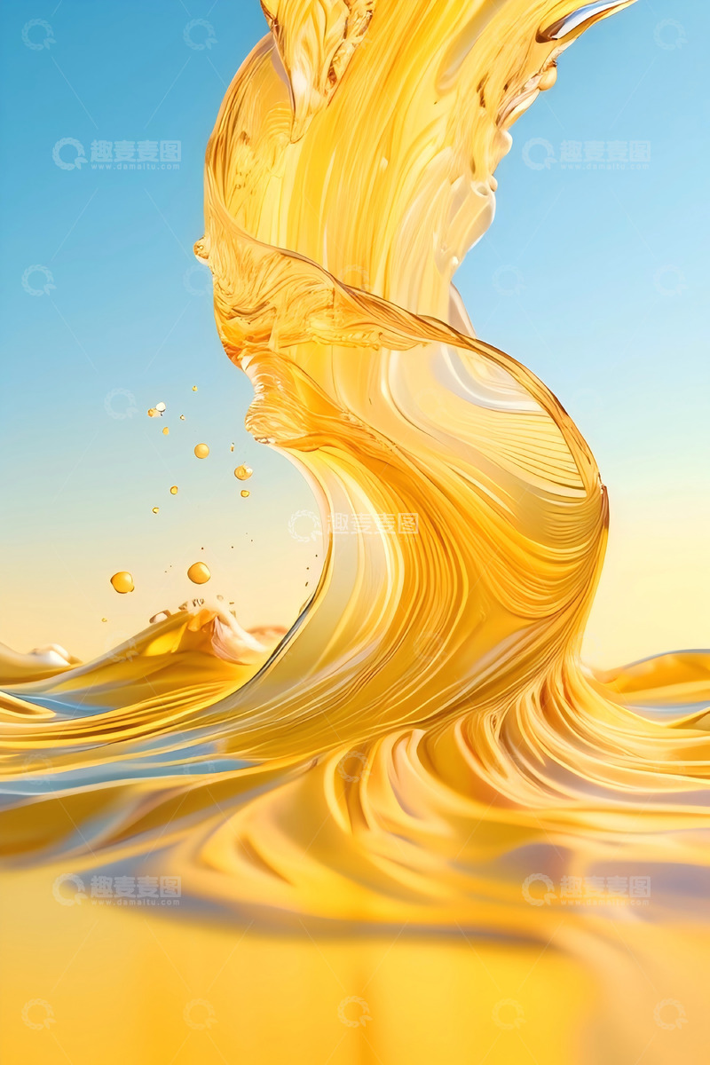 高清大图下载【趣麦麦图】科技光感曲线117