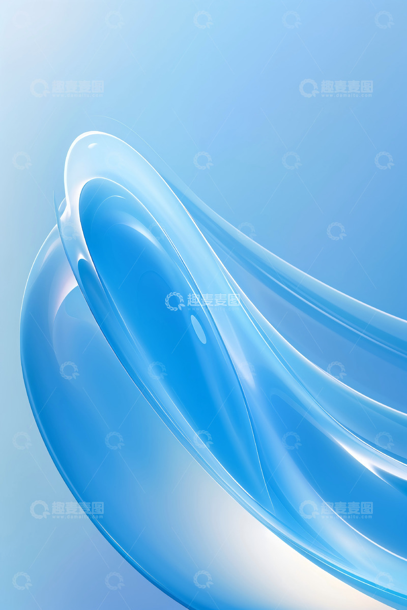 高清大图下载【趣麦麦图】科技光感曲线21