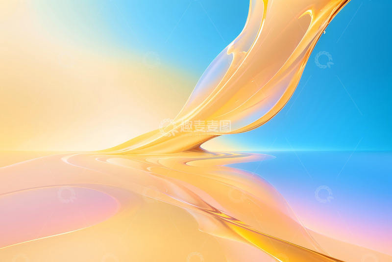 高清大图下载【趣麦麦图】科技光感曲线102