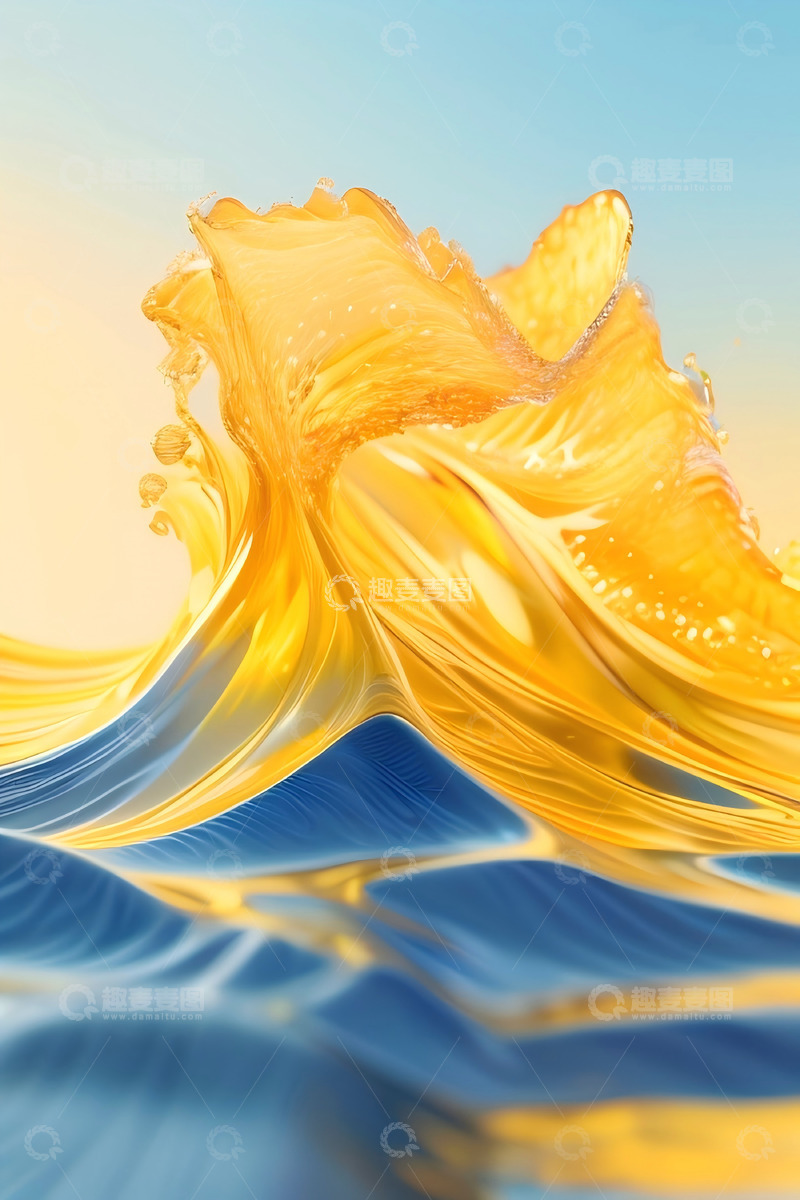 高清大图下载【趣麦麦图】科技光感曲线115