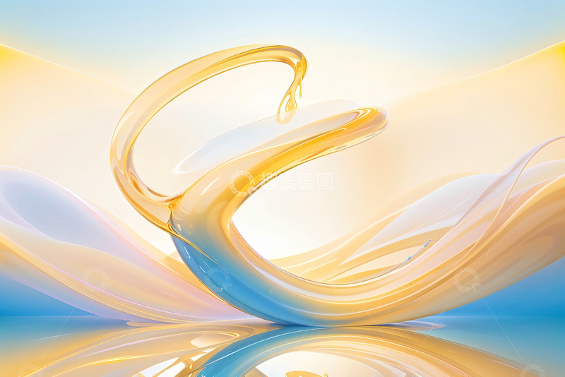 高清大图下载【趣麦麦图】科技光感曲线56