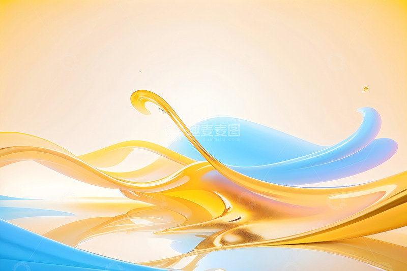 高清大图下载【趣麦麦图】科技光感曲线47