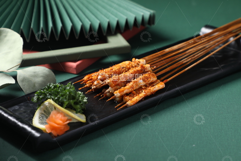 高清大图下载【趣麦麦图】满口鱿鱼小串1