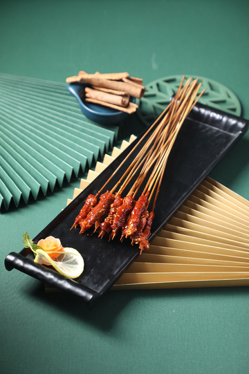 一把牛肉串烤串1