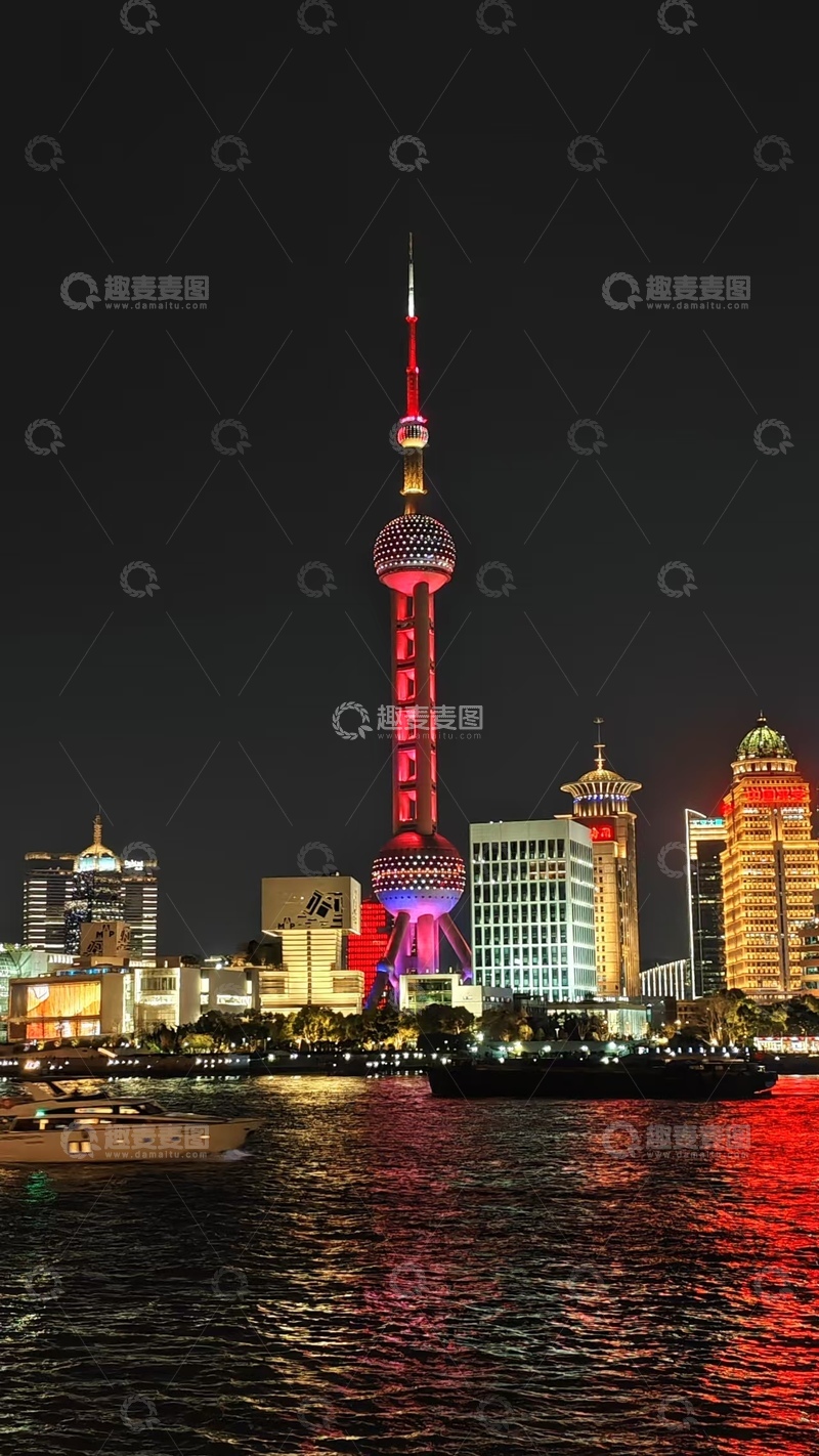 高清大图下载【趣麦麦图】外滩东方明珠塔