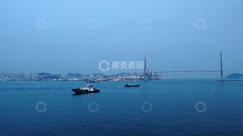 高清大图下载【趣麦麦图】釜山码头摄影