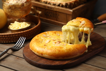 榴莲芒果芝士饼1