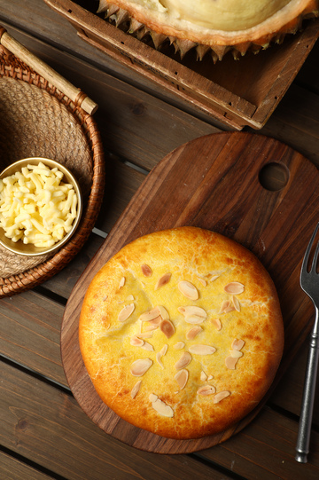 榴莲芒果芝士饼