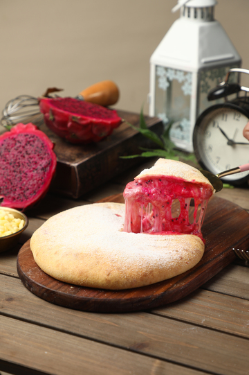 紫薯火龙果芝士饼4