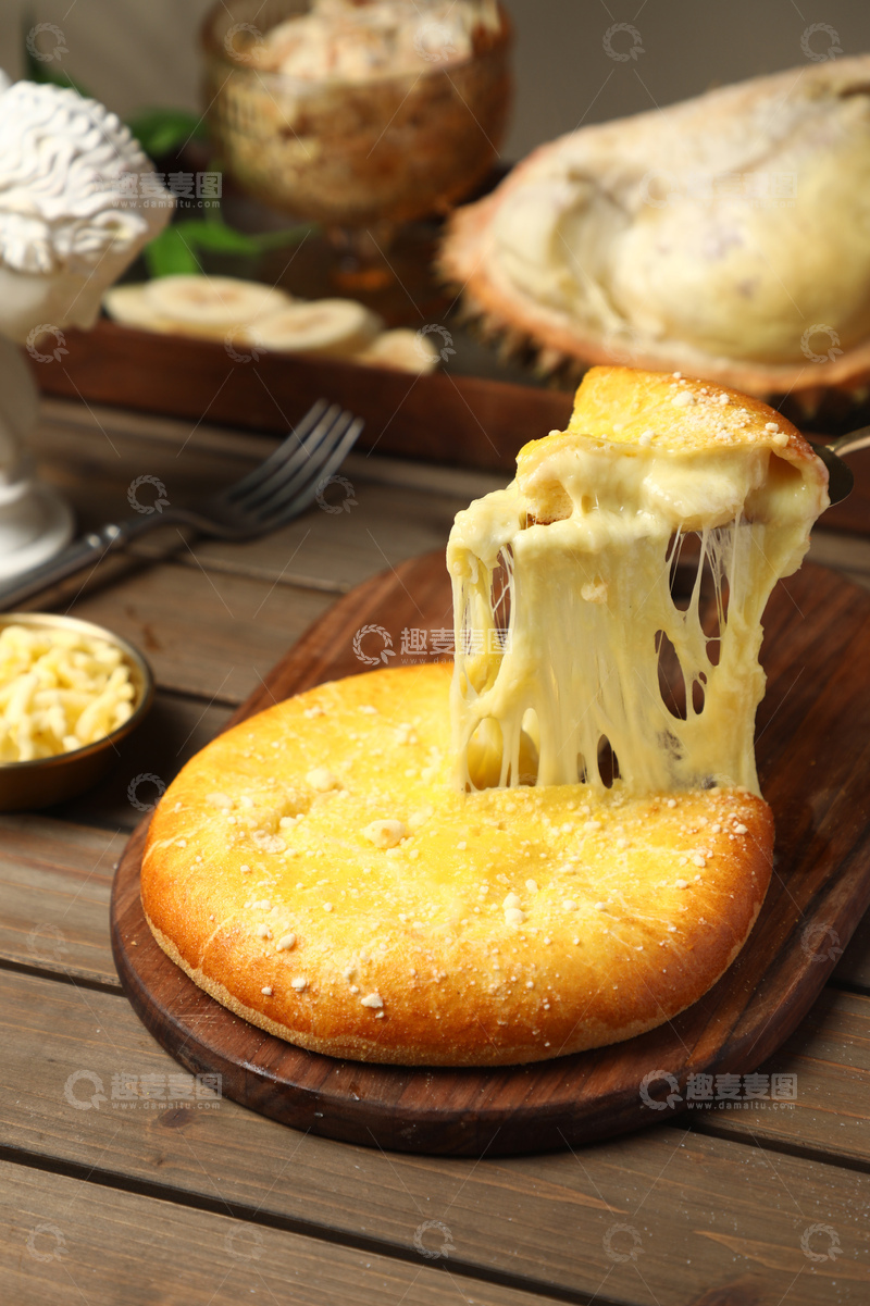 高清大图下载【趣麦麦图】香蕉榴莲芝士饼4