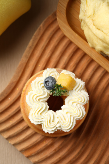 夹心榴芒甜甜圈