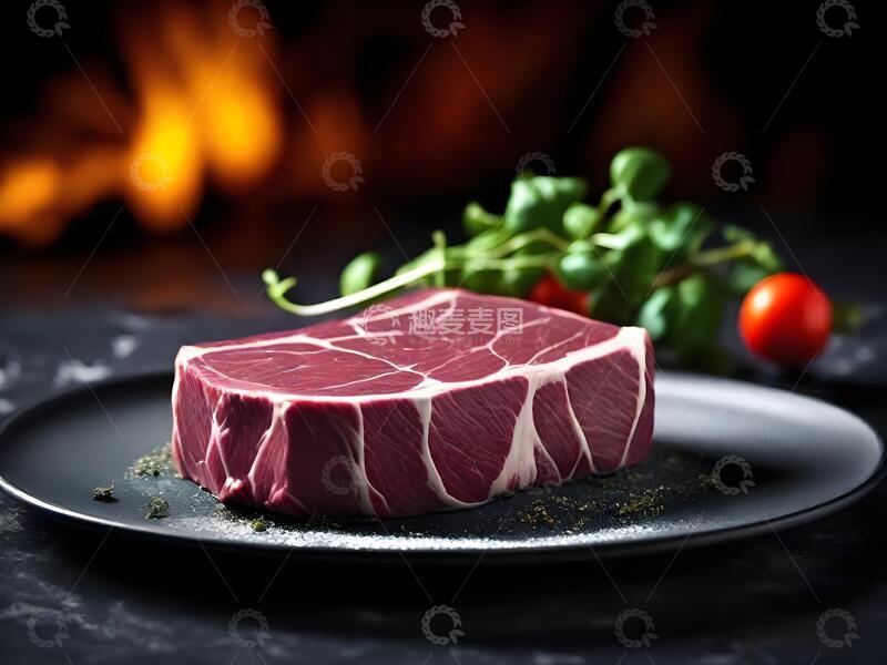 高清大图下载【趣麦麦图】美食牛排杂志封面美食摄影2
