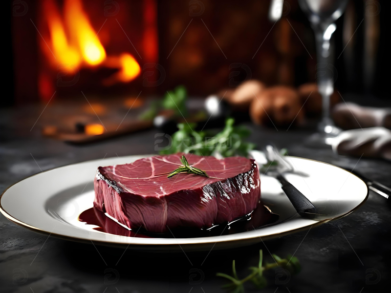 高清大图下载【趣麦麦图】美食牛排杂志封面美食摄影